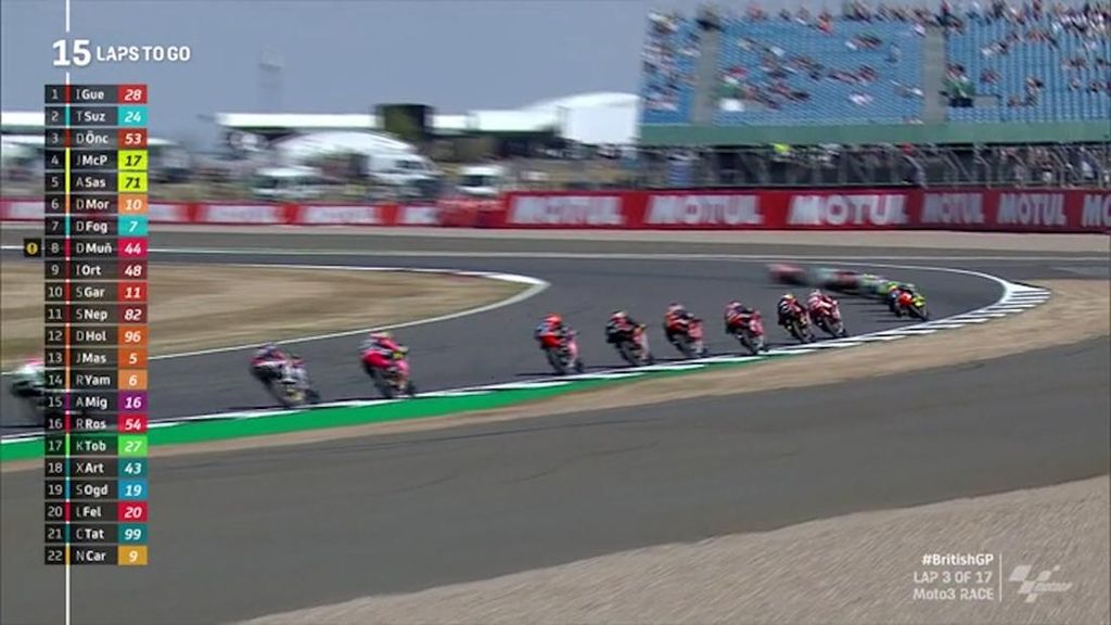 VIDEO: Highlights Moto3 Inggris, Calon Juara Bertumbangan